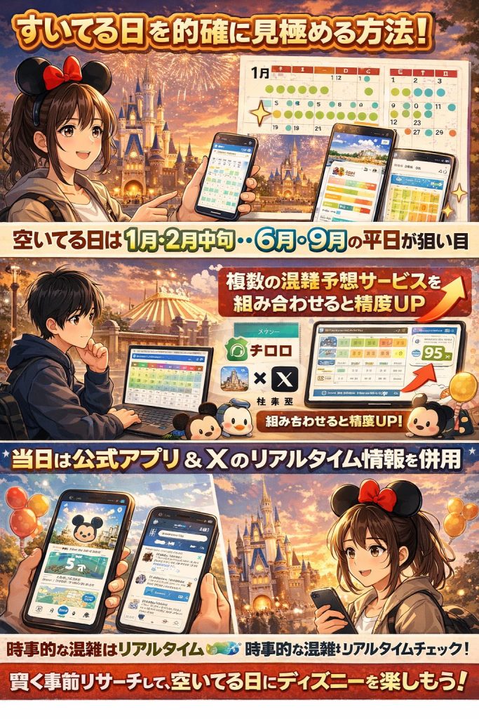 ディズニーの空いてる日ガイド