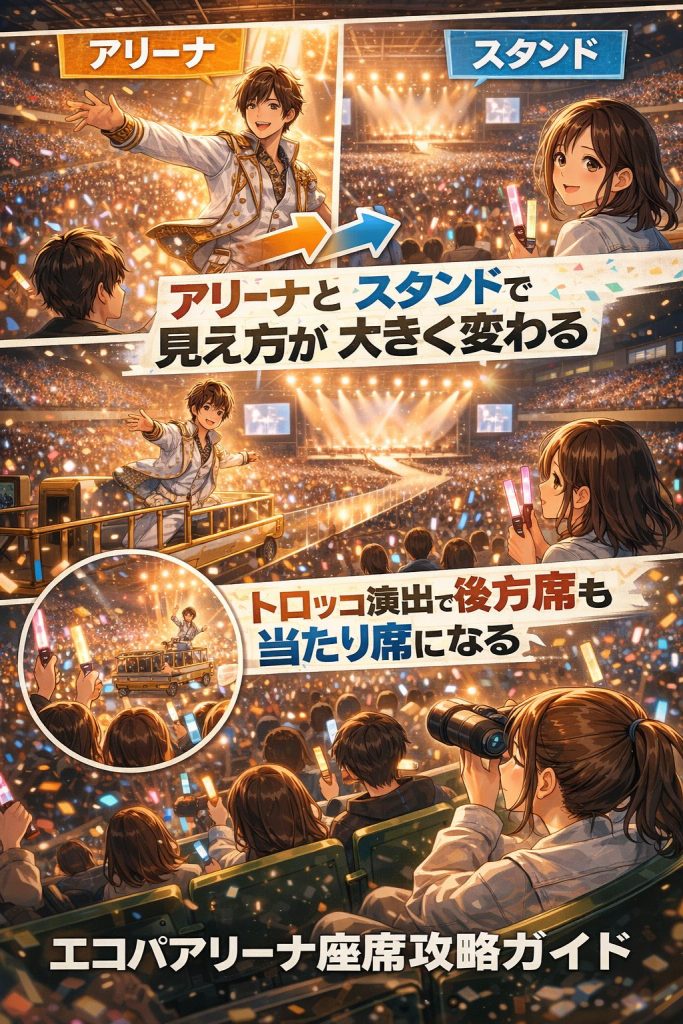 エコパアリーナ座席ガイド