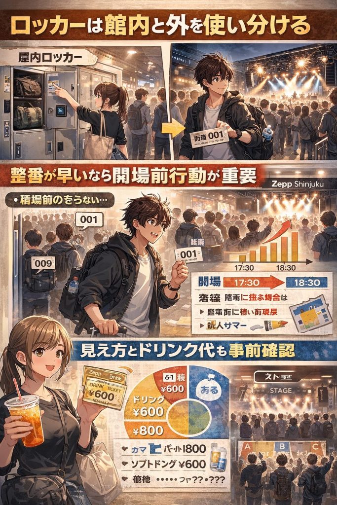 ゼップ新宿コンサートガイド