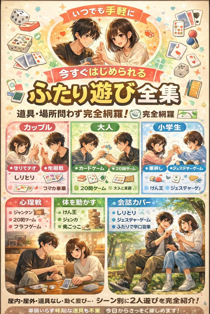 ふたりで楽しむ遊びガイド
