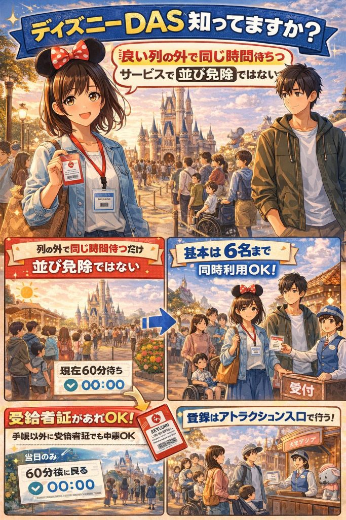 ディズニーDASの使い方説明