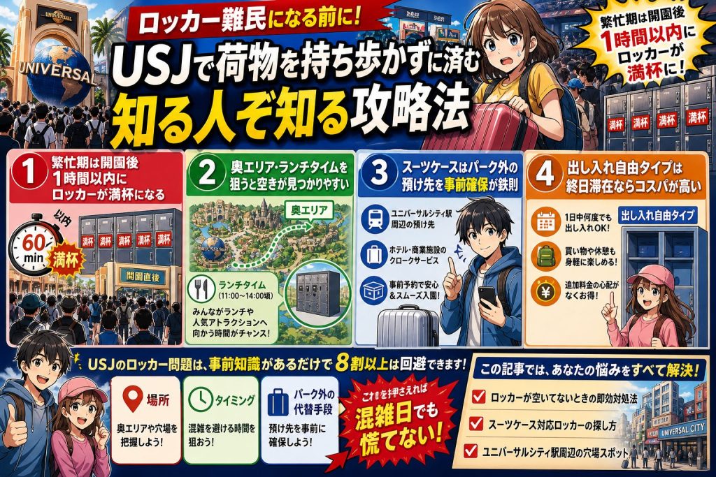 USJロッカー攻略ガイド