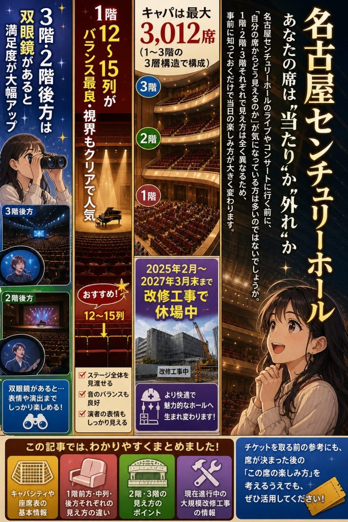名古屋センチュリーホールガイド