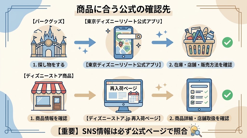「商品に合う公式の確認先」をテーマ