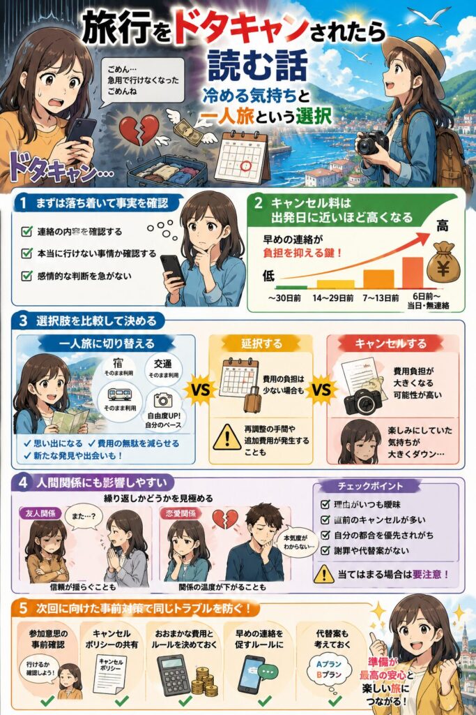 ドタキャンされたらどうする？