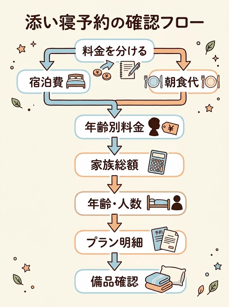 予約確認フローのインフォグラフィック