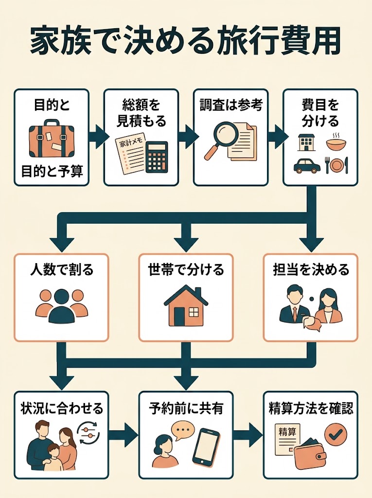 家族で決める旅行費用
